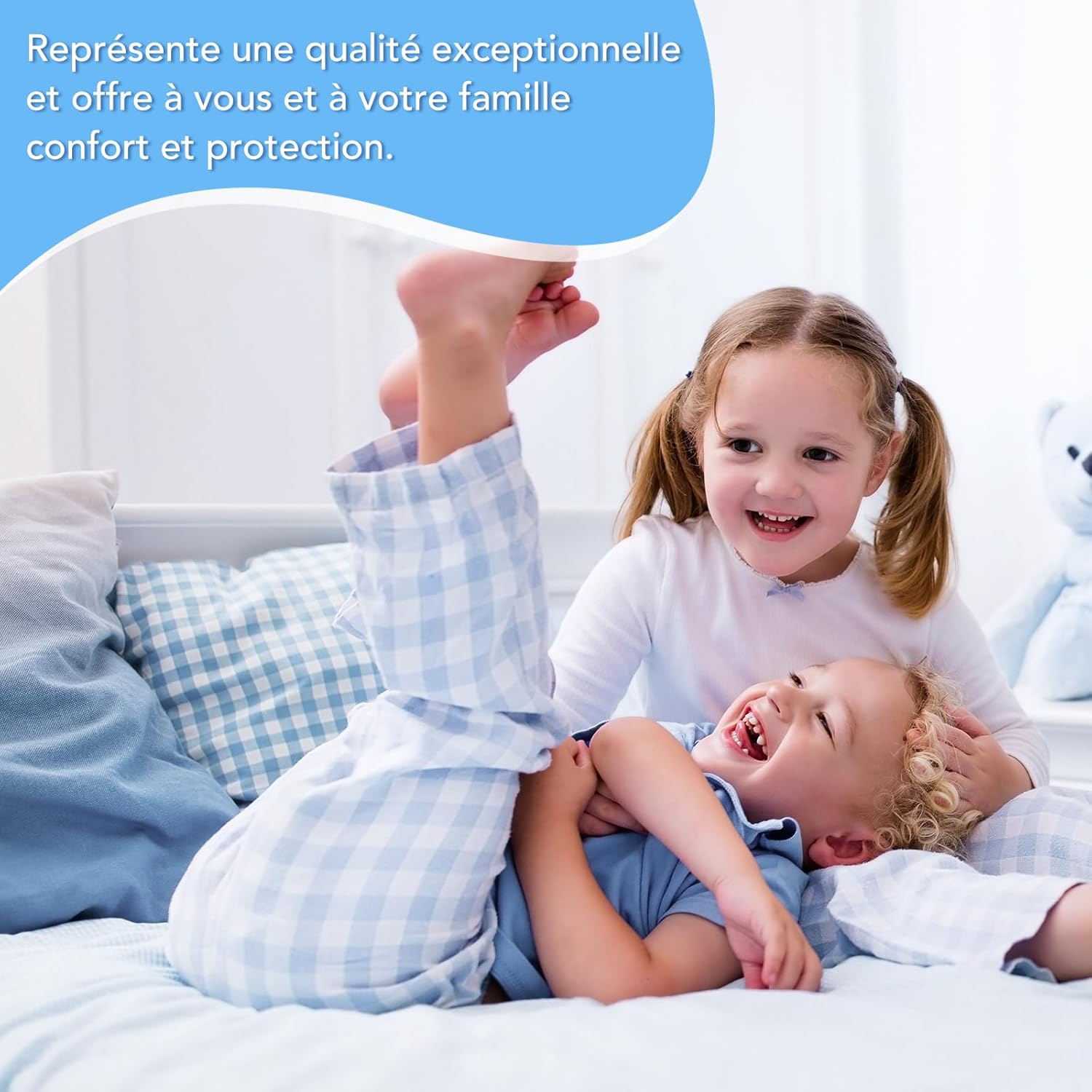 Matelas - 140x190 cm, ressorts ensachés, 7 zones, réversible, H3/H4