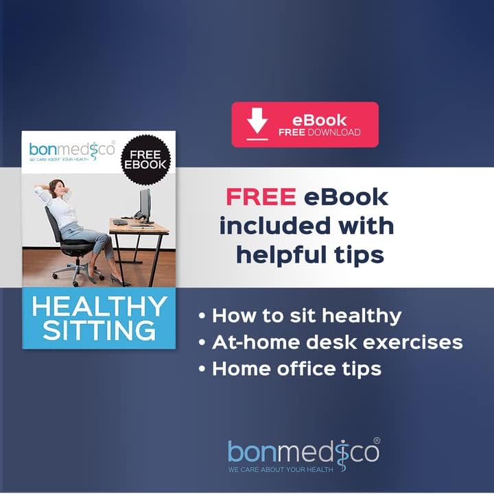 Coussin ergonomique assise mémoire de forme, noir, soutien sciatique