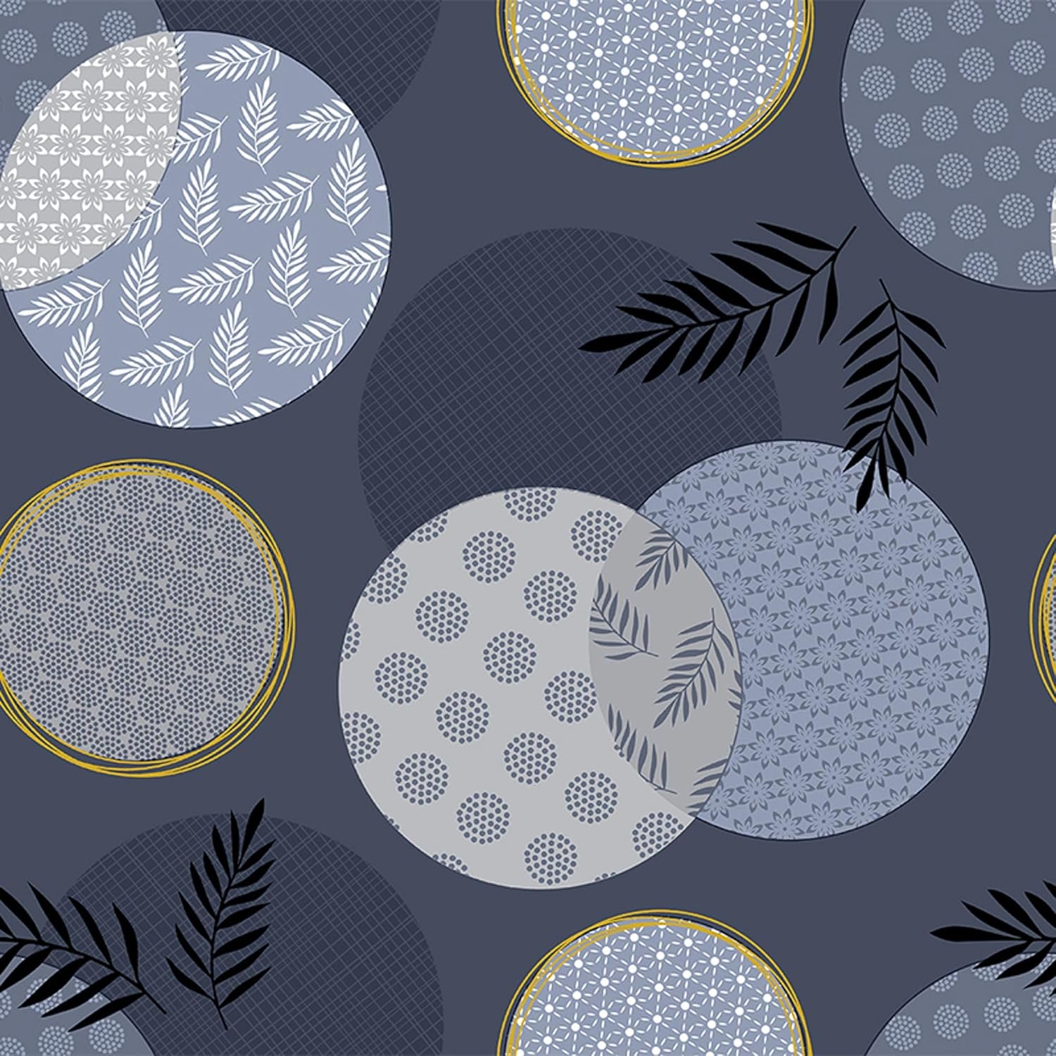 Nappe en toile cirée - rectangulaire 100x140 cm - anti-taches, imperméable, bleu