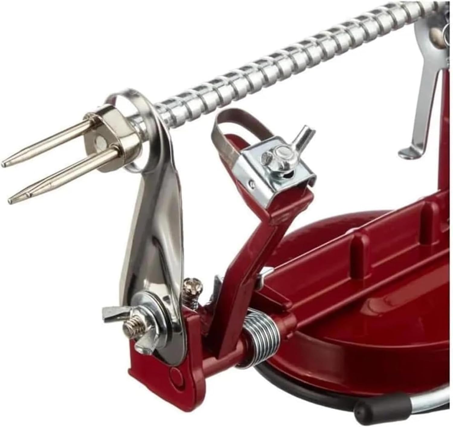 Baumalu - éplucheur de pommes, métal, 25,5x15x11cm, poignée fixe, ventouse