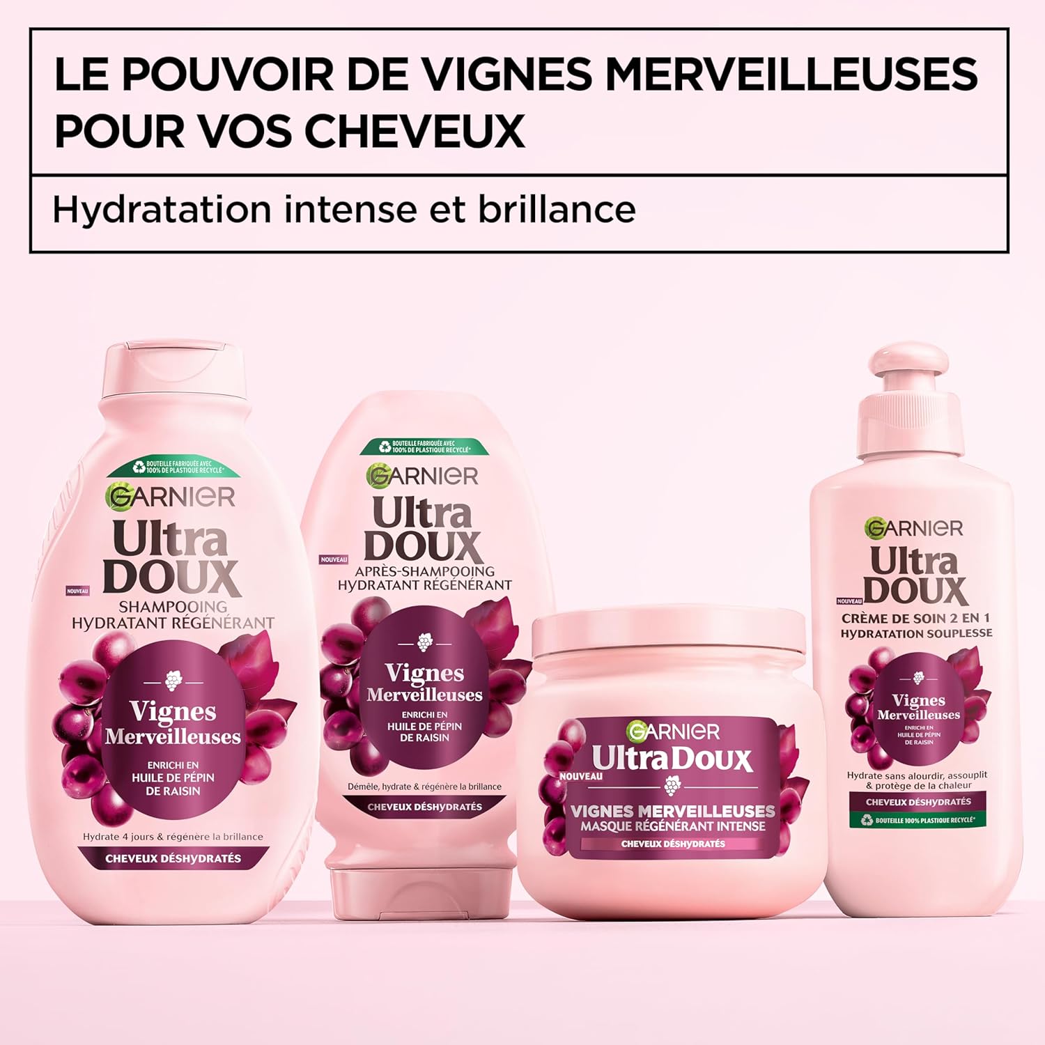 Garnier - Ultra Doux Vignes Merveilleuses - 200 ml - crème hydratante cheveux déshydratés