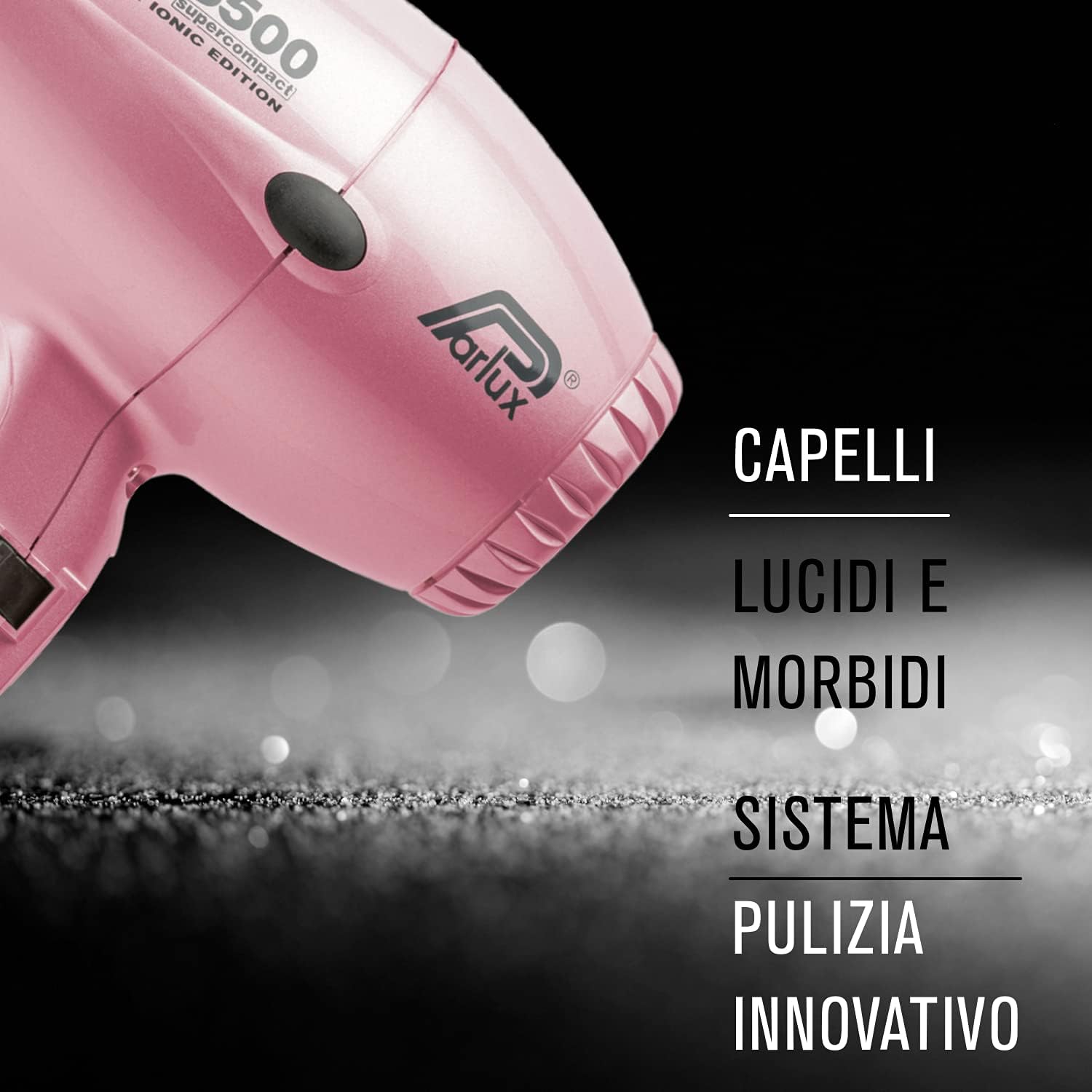 Parlux - Supercompact 3500 - compact - ionique, céramique, rose