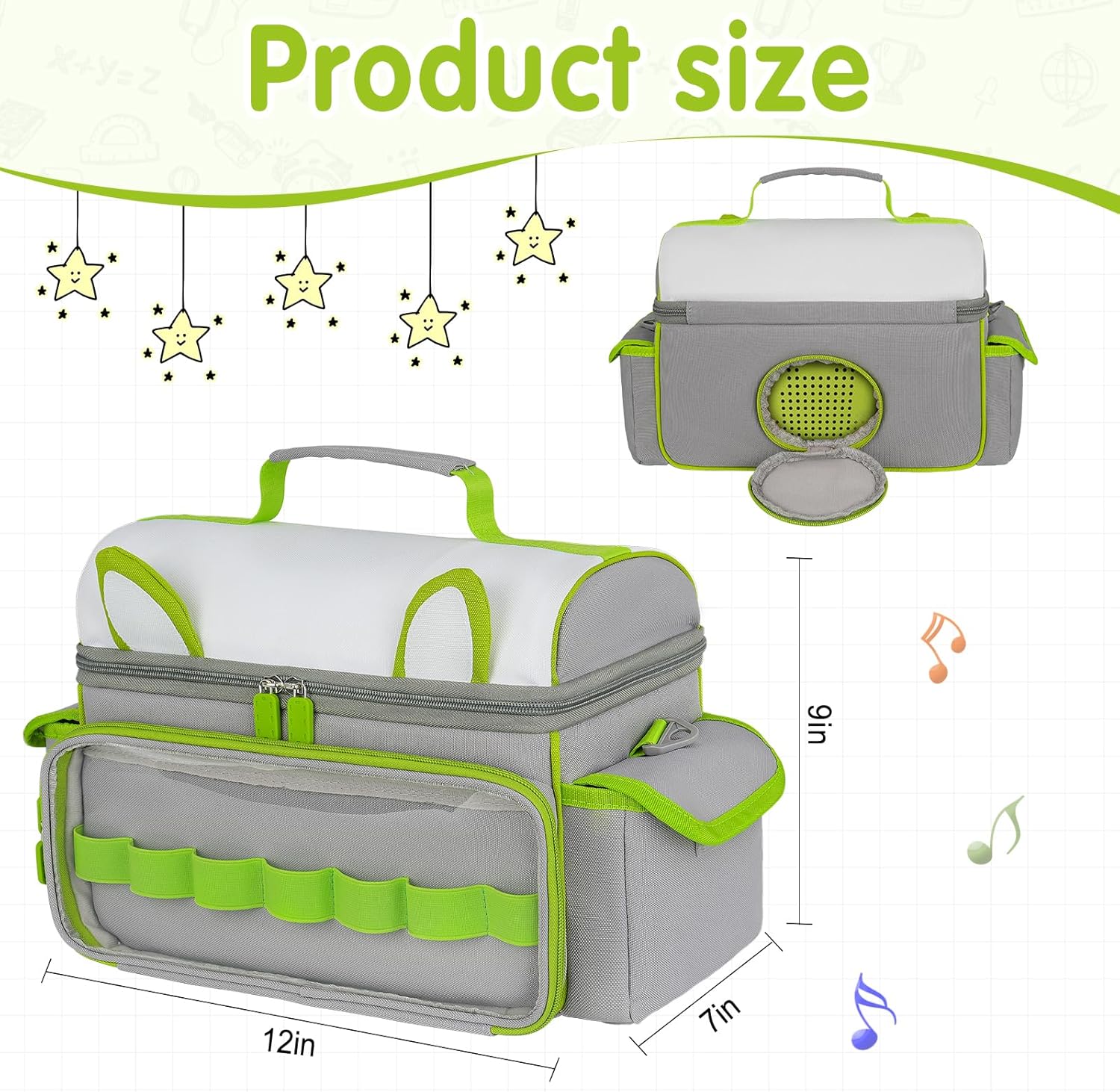 Étui de transport - rangement Toniebox 2/1 - sac pour accessoires