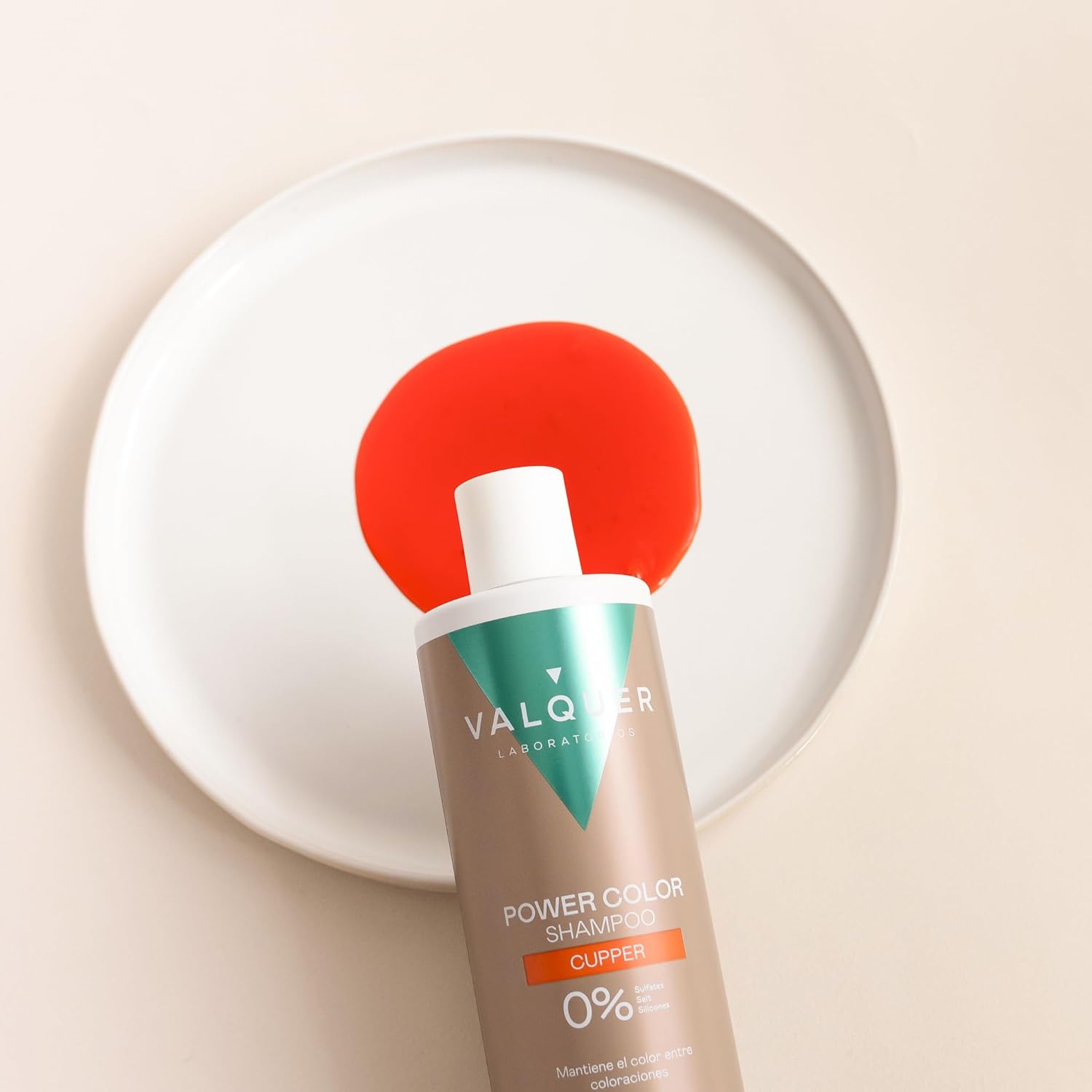 Valquer - Pack Power Color - 400 ml + 275 ml - shampooing et masque cheveux cuivrés