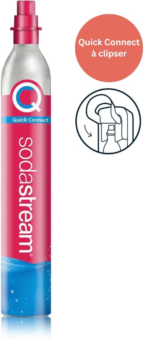 SodaStream - recharge gaz 60L - compatible à visser, originale