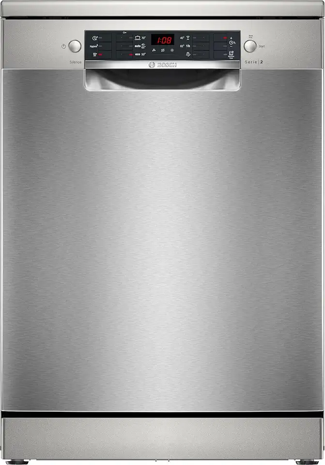Bosch - lave-vaisselle Série 2, 60 cm, pose libre inox, SMS26AI01F