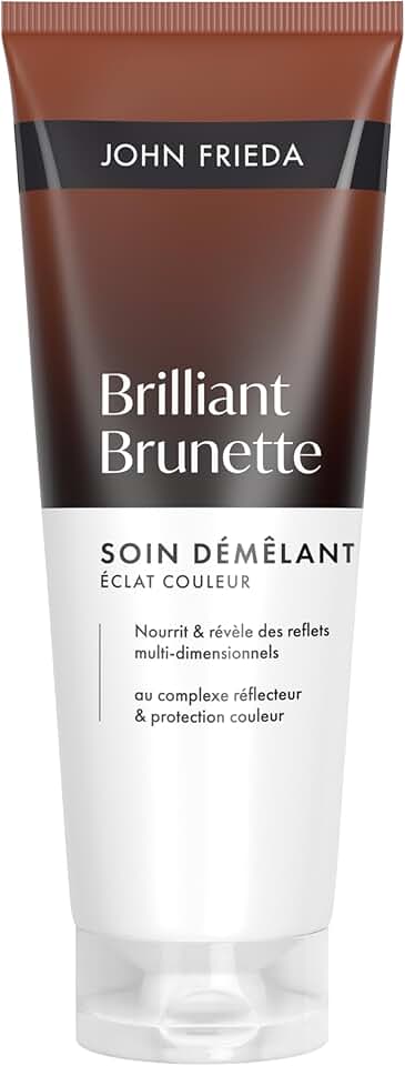 John Frieda - Brilliant Brunette Soin Démêlant - 250ml - soin éclat, démêlant cheveux, protection couleur