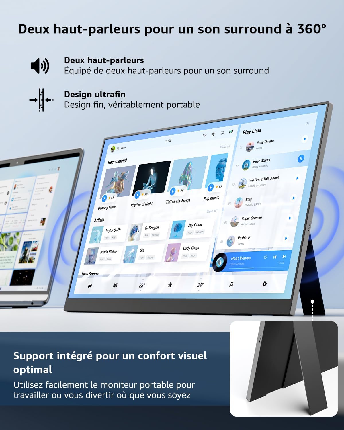 Yodoit - Écran portable série FHD - 15.6