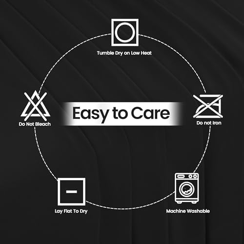 Utopia Kitchen - nappe extensible - 244 cm - polyester spandex, lavable, noir