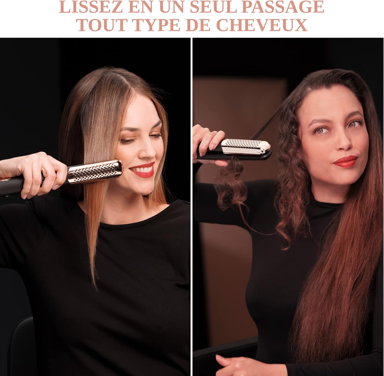 Rowenta - Ultimate Experience - lisseur cheveux, céramique, arrêt auto, SF8230F0