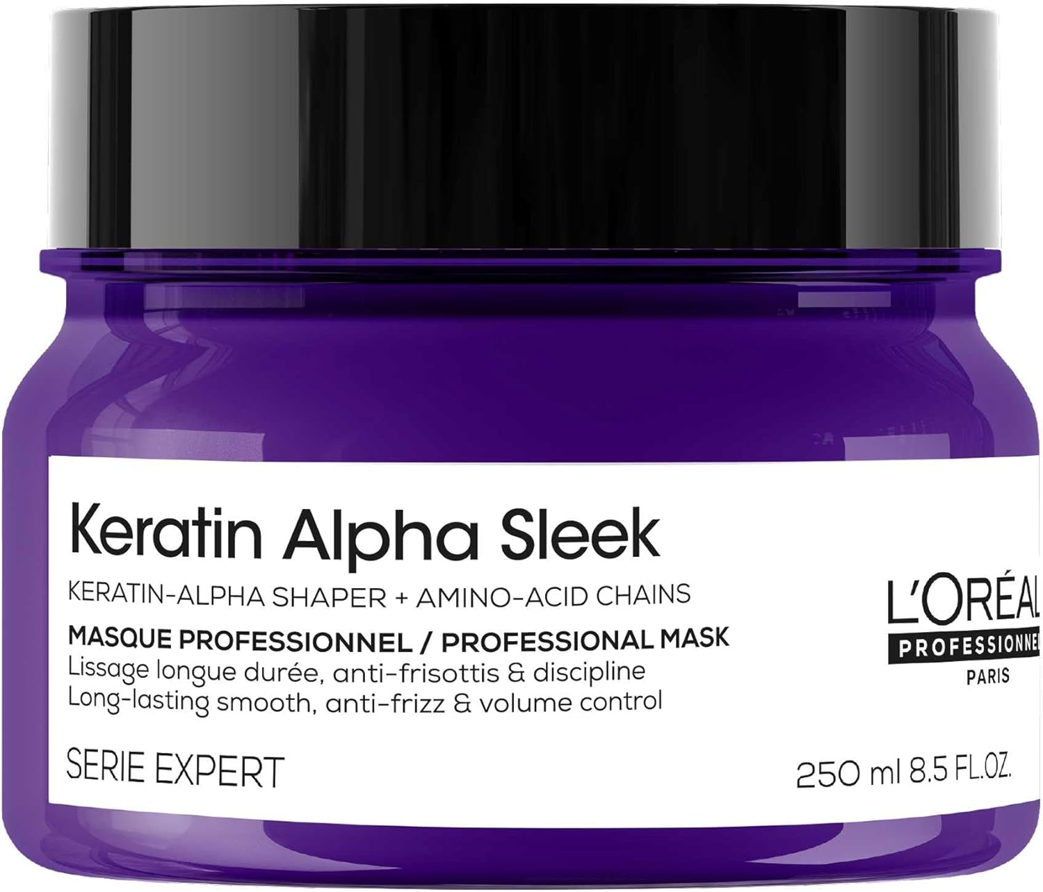 L'Oréal Professionnel - Keratin Alpha Sleek - 250ml - Anti-frisottis, nourrit et renforce cheveux
