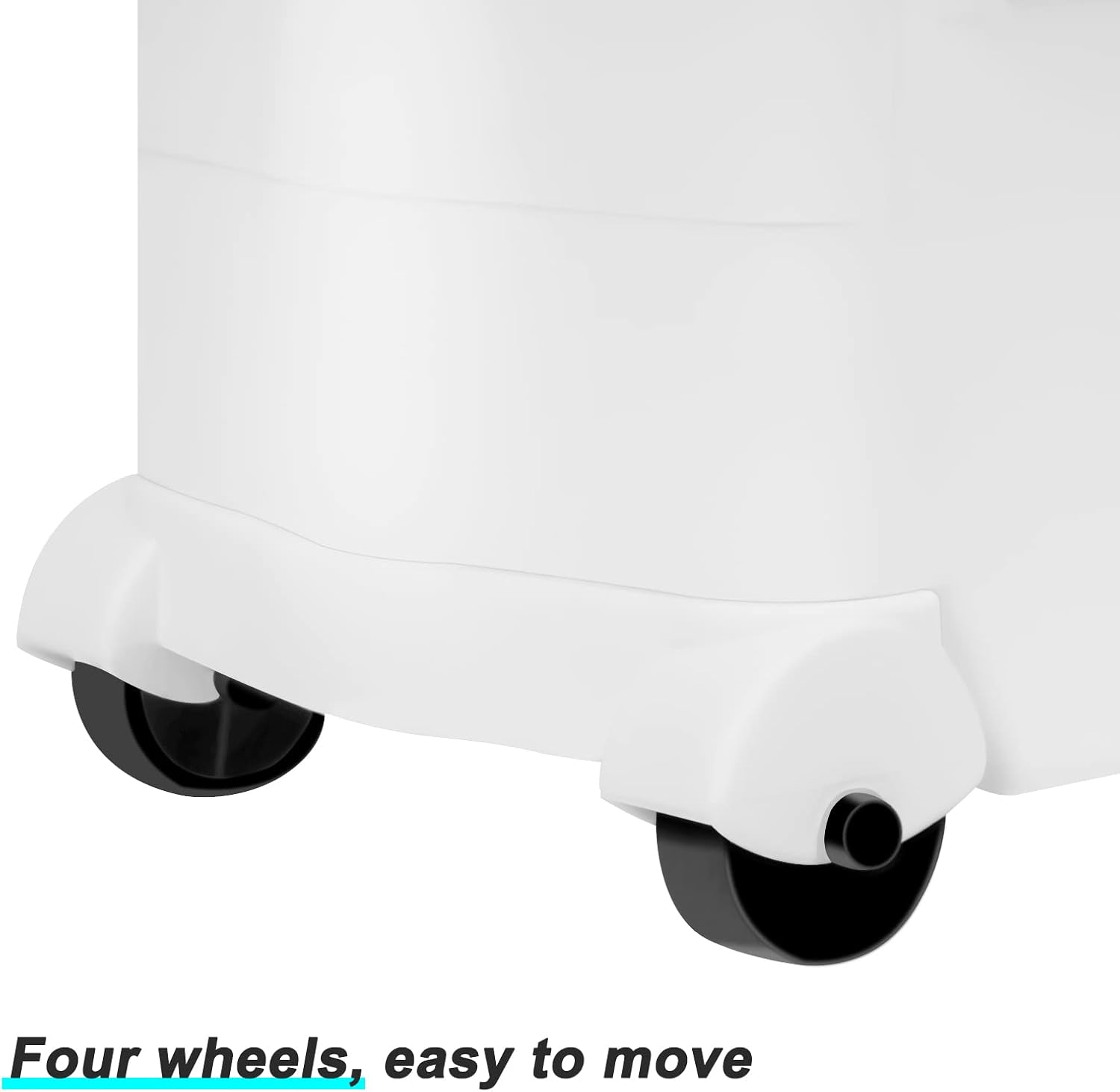 WOLTU - Desserte cuisine 4 niveaux, 13x54x102cm, roulettes, RGB36ws