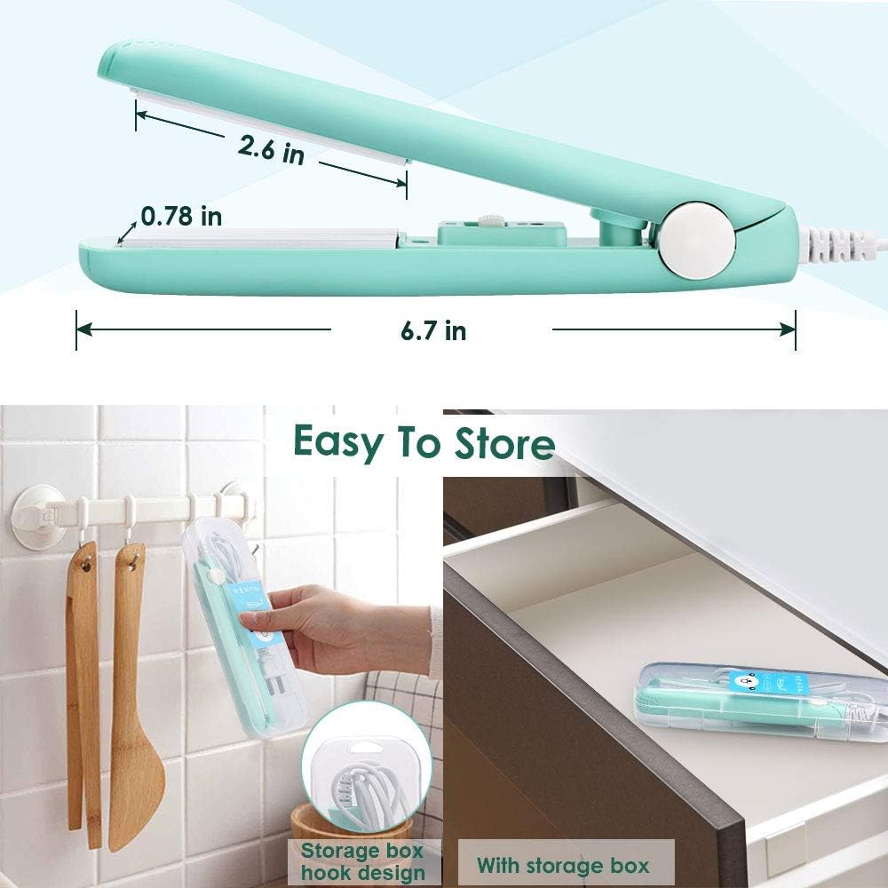 Mini scellant thermique portable - feuille chauffante - compact - conservation alimentaire étanche