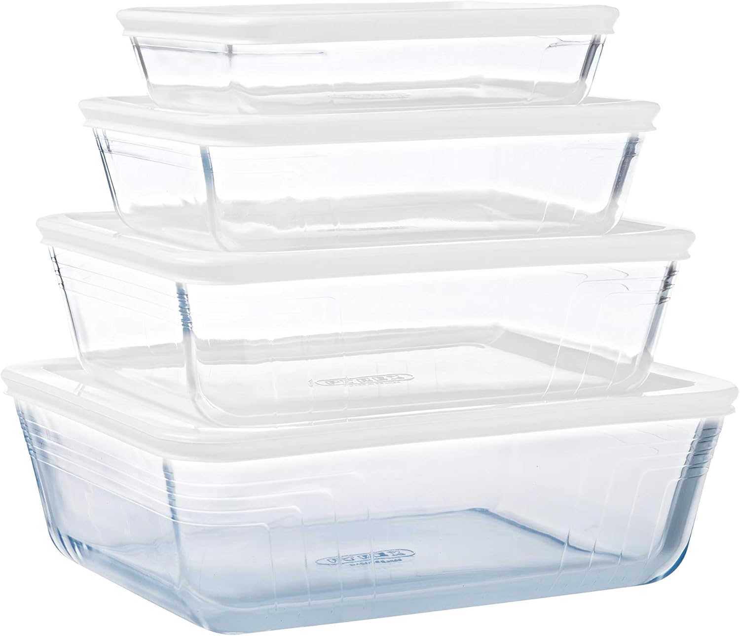 Pyrex - Cook & Freeze - 19x14 cm - plat verre avec couvercle, lot de 2, 0.80 L