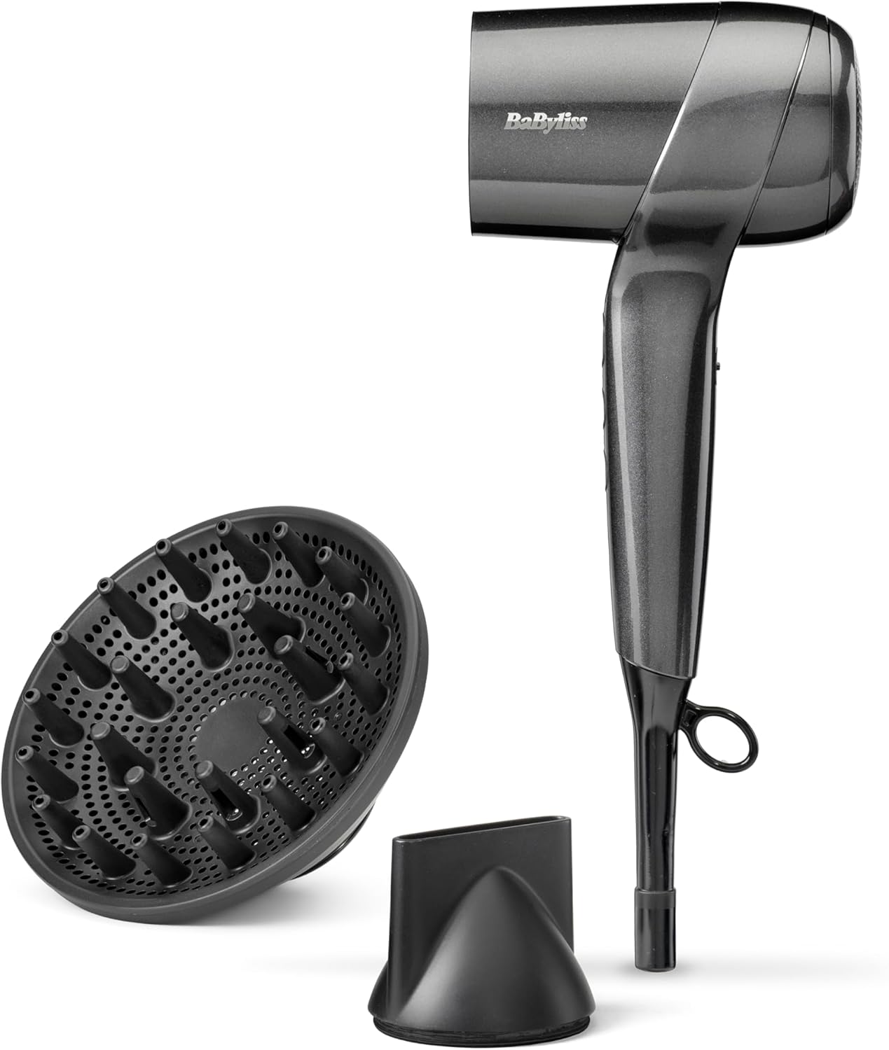 BaByliss - Titanium Shine - compact, ionique, 3 vitesses, anti-frisottis - D6200DE