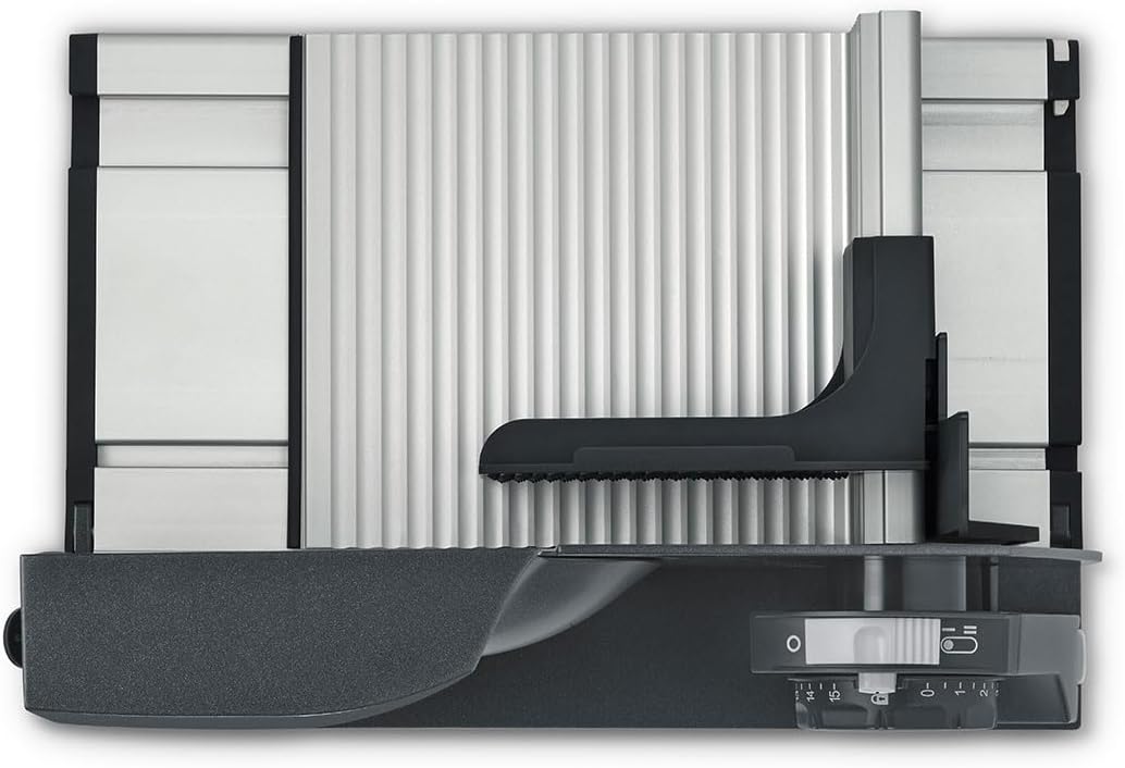 GRAEF - trancheuse universelle, compacte, lame 170 mm dentelée, épaisseur réglable, entièrement métallique, MT1006