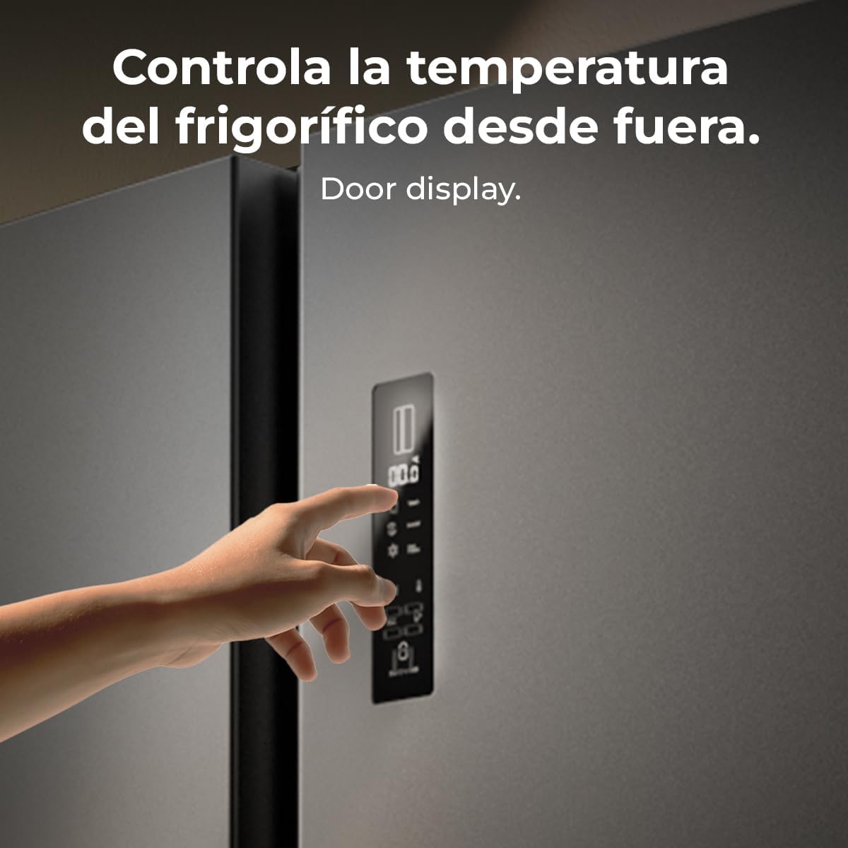 Cecotec - Bolero CoolMarket SBS 562 - 562L - No Frost, LED, porte réversible, mode vacances, inverter - SBS 562