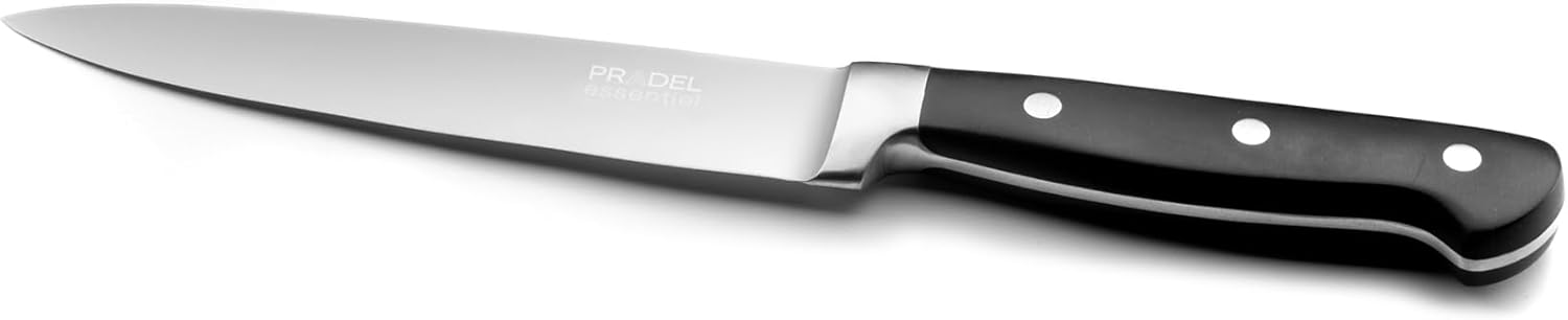 Blason - Set 3 couteaux cuisine - inox 13C, finition satinée, noir