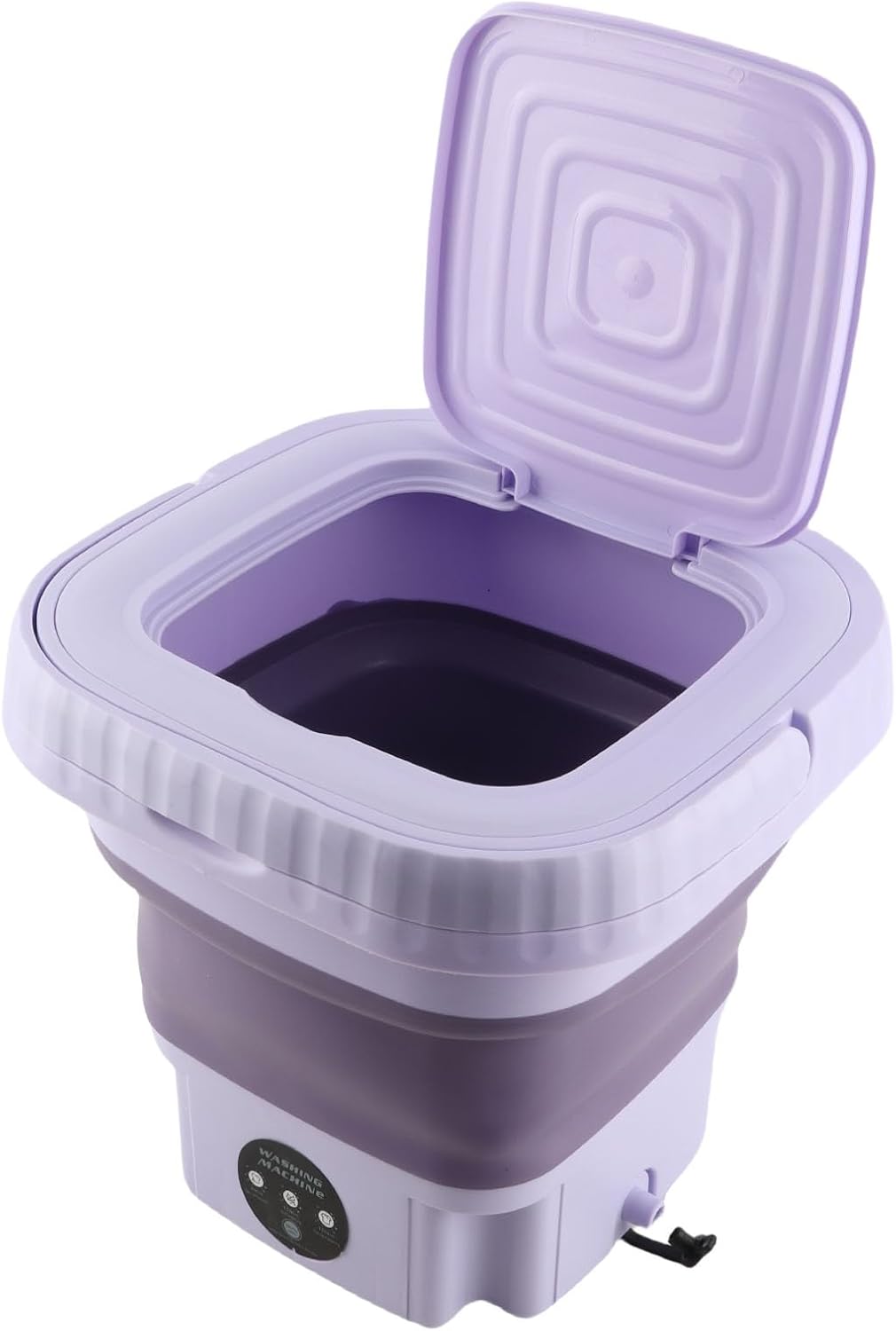 Machine à laver portable pliable - 11L - mini lave-linge compact, tuyau de vidange, prise UE