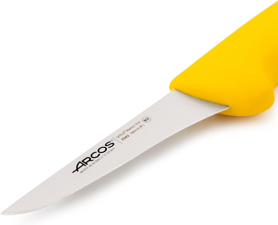 Arcos - couteau désosseur série 2900 - 100mm - lame Nitrum, manche ergonomique jaune