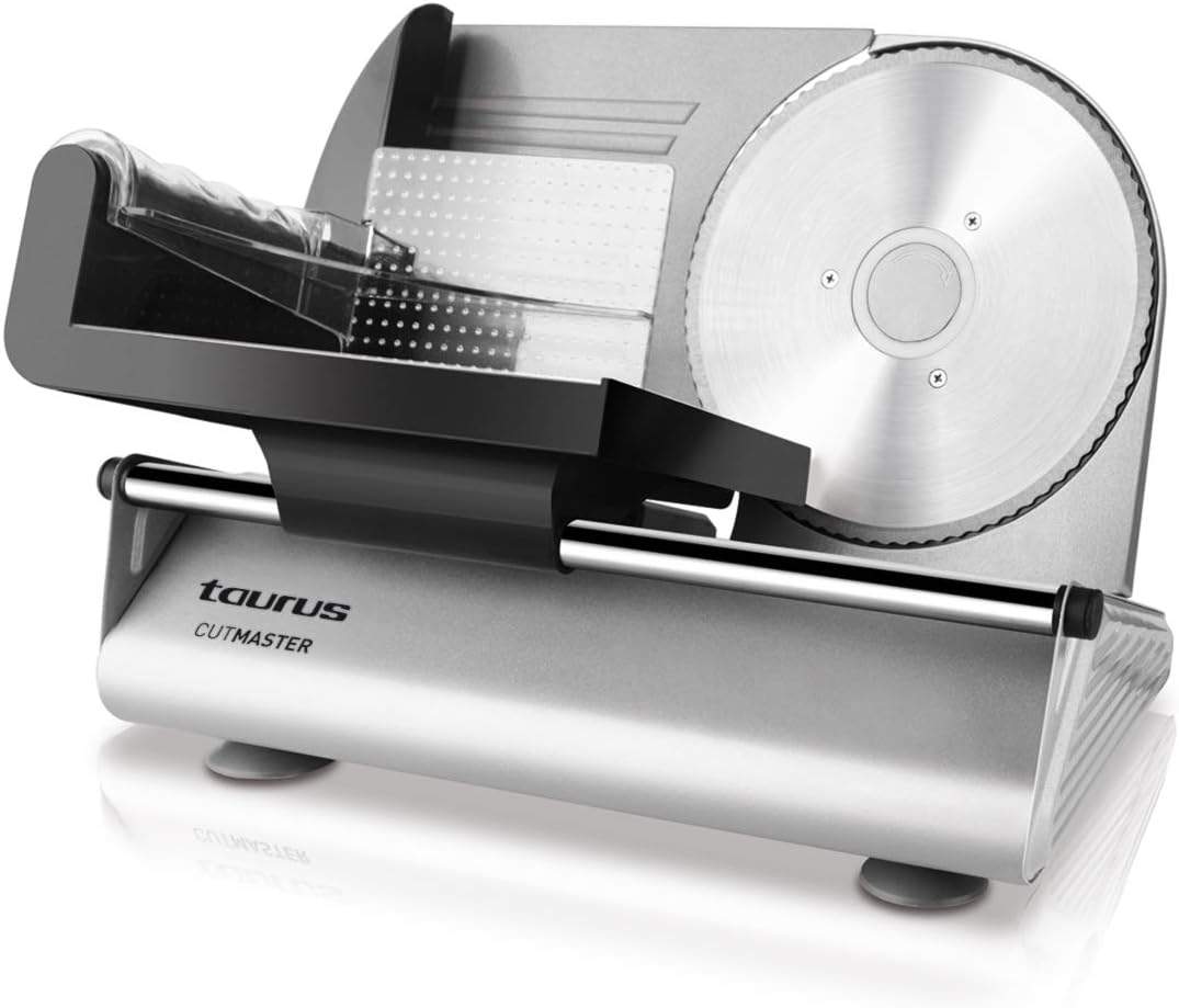 Taurus - Cutmaster - 19 cm - trancheuse électrique 150W, découpe 1-15 mm, table pliante