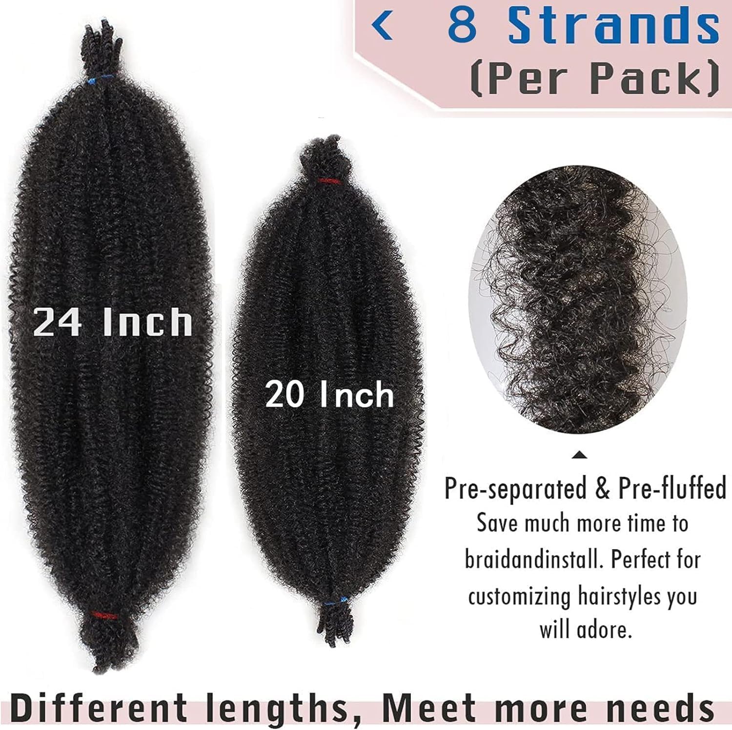 Xtrend - extensions Marley Twist - 30,5 cm - 8 mèches rouge cuivré T30#