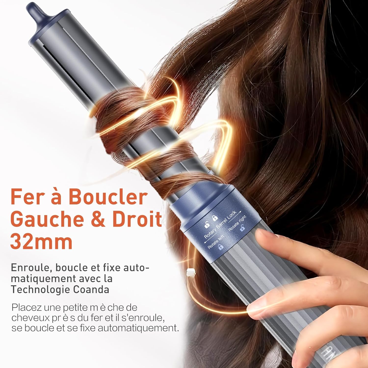 TANSHINE - Air Styler 5 en 1 - 1400W - Ionique, brushing, lissant, boucleur