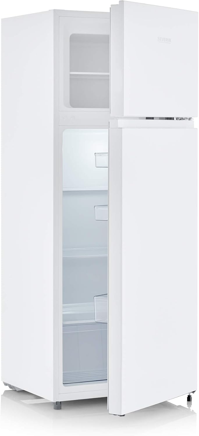 SEVERIN - réfrigérateur congélateur 2 portes, 55 cm, 206L, classe E, Veggibox, DT8760