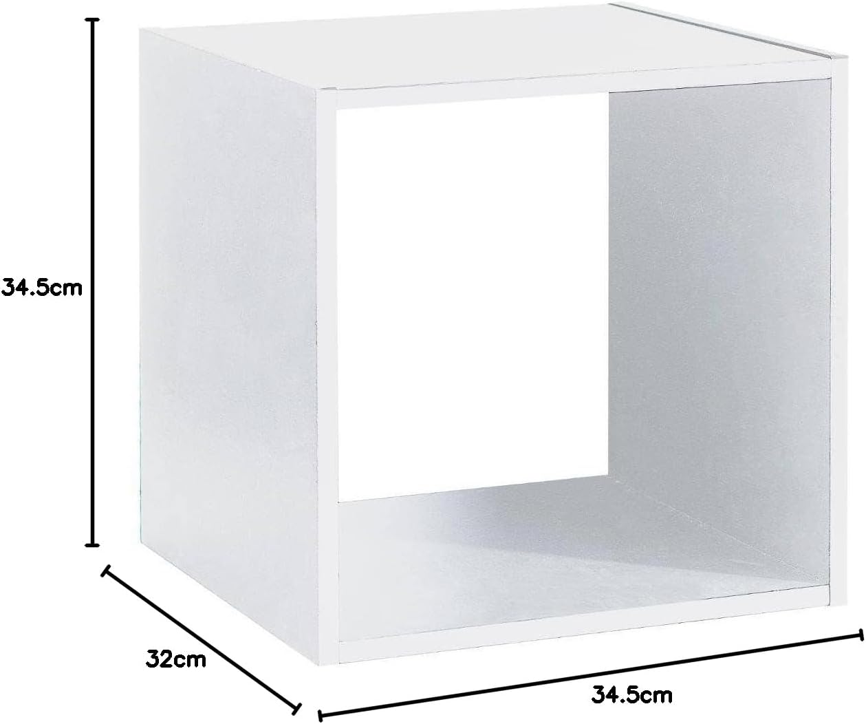 5five - Cube Mix N Modul - 34,5x32x34,5cm - Modulable blanc, rangement