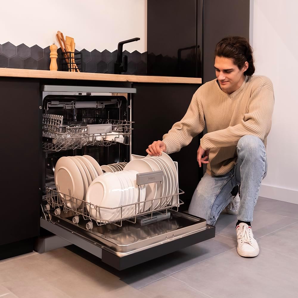 Cecotec - Bolero Aguazero 6500 - 60 cm - 15 couverts, 3 paniers, 6 programmes