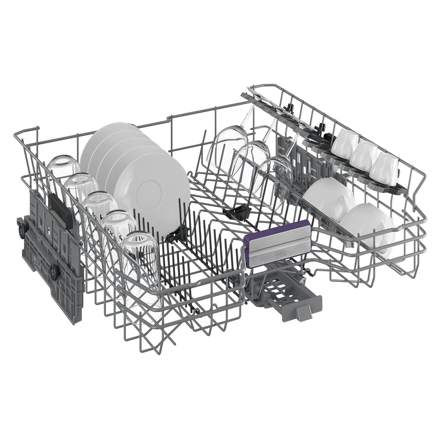 Beko - lave-vaisselle série 36640 - 60 cm - inox, économique, BDFN36640XA