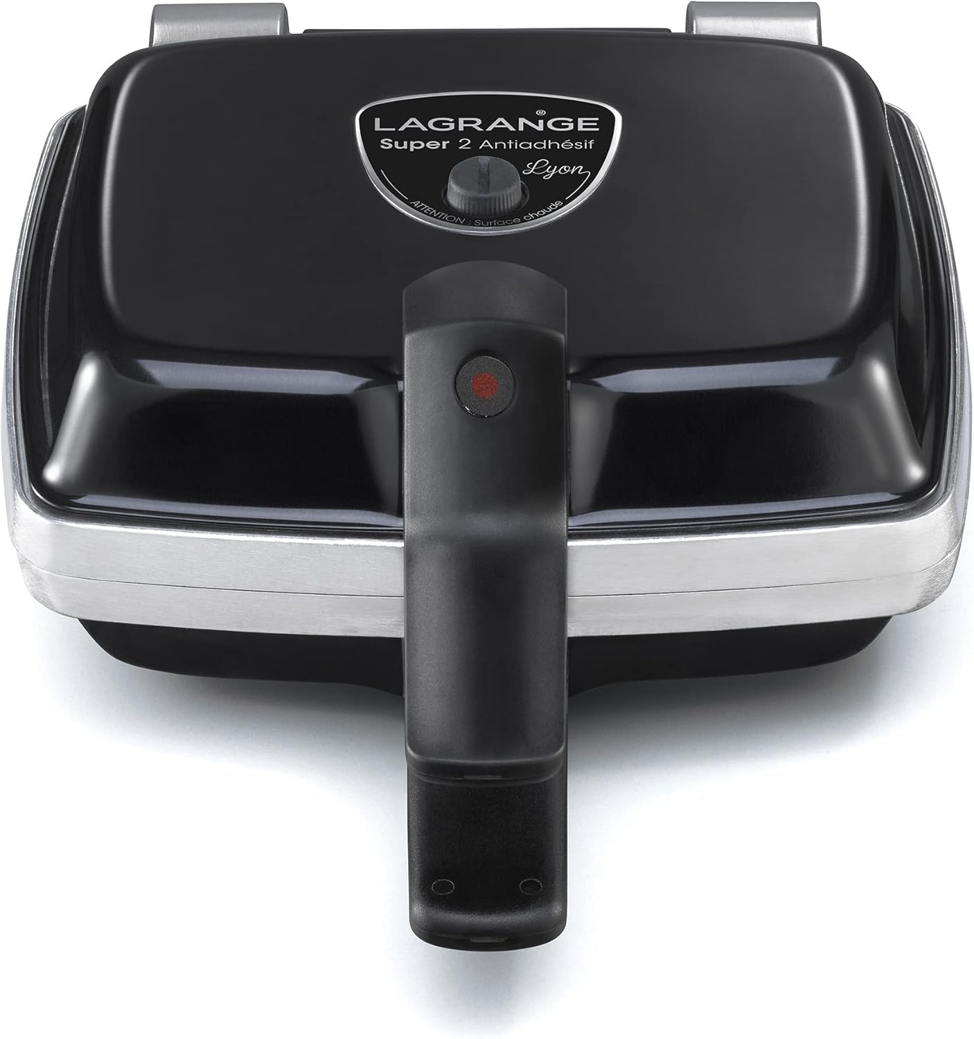Lagrange - Super2 - 1000W, plaques gaufre/gaufrette, réversible, 039224