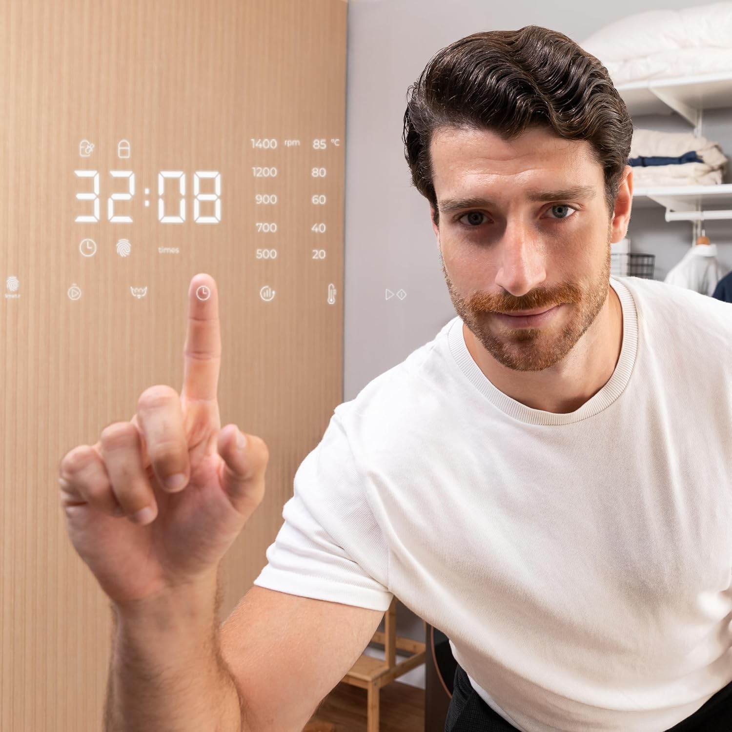 Cecotec - Bolero Dresscode 7610 - 7kg, 1400tr/min, Classe A, Vapeur - 7610