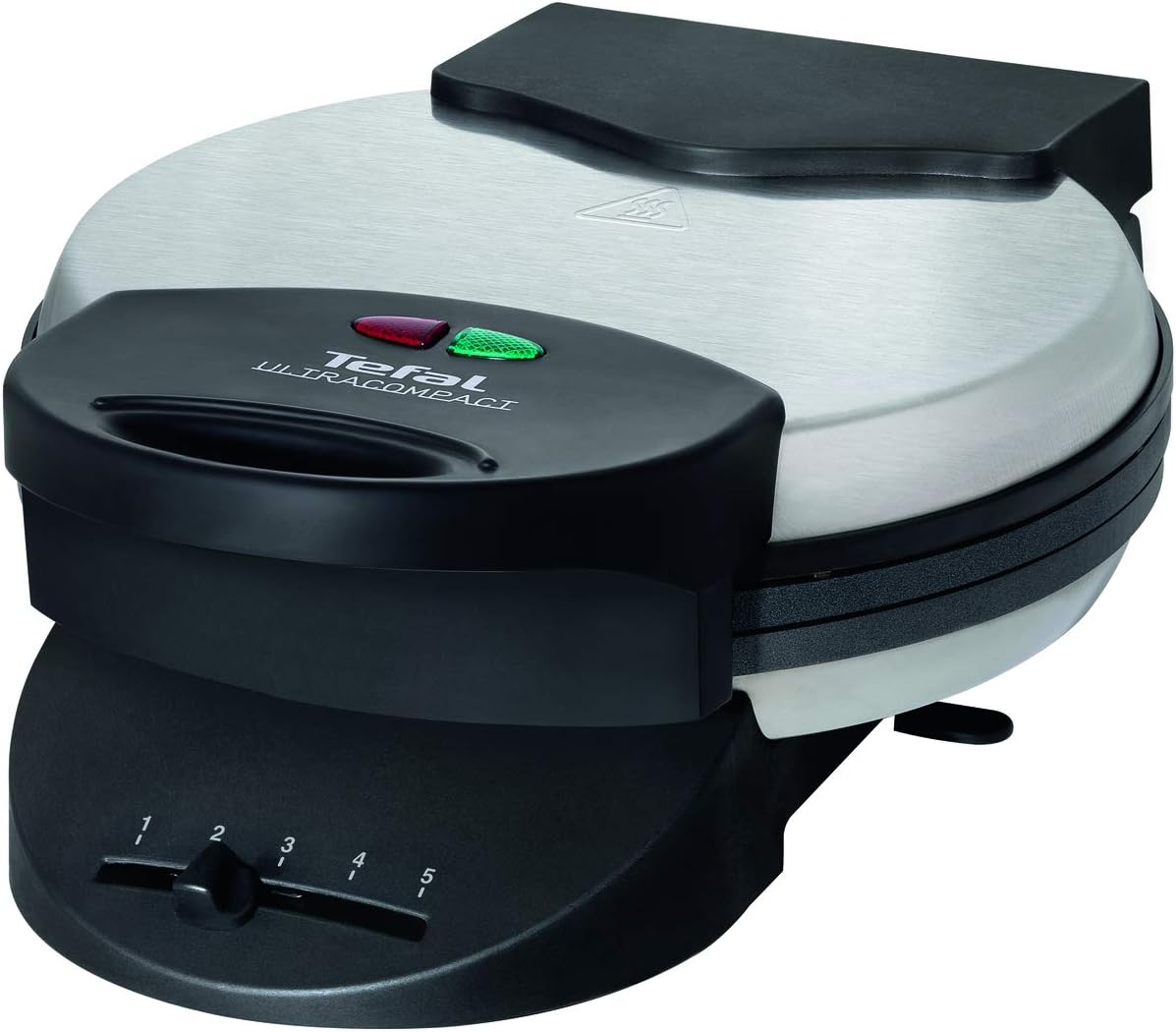 Tefal - Gaufrier WM310D - 1000W - plaques cœur antiadhésives, régulateur de température, bac récupérateur