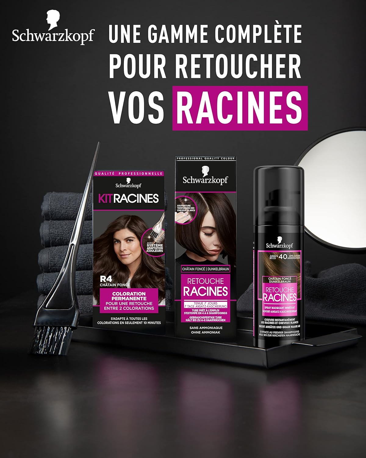 Schwarzkopf - Kit Racines - soin nourrissant - couverture blanche - R4