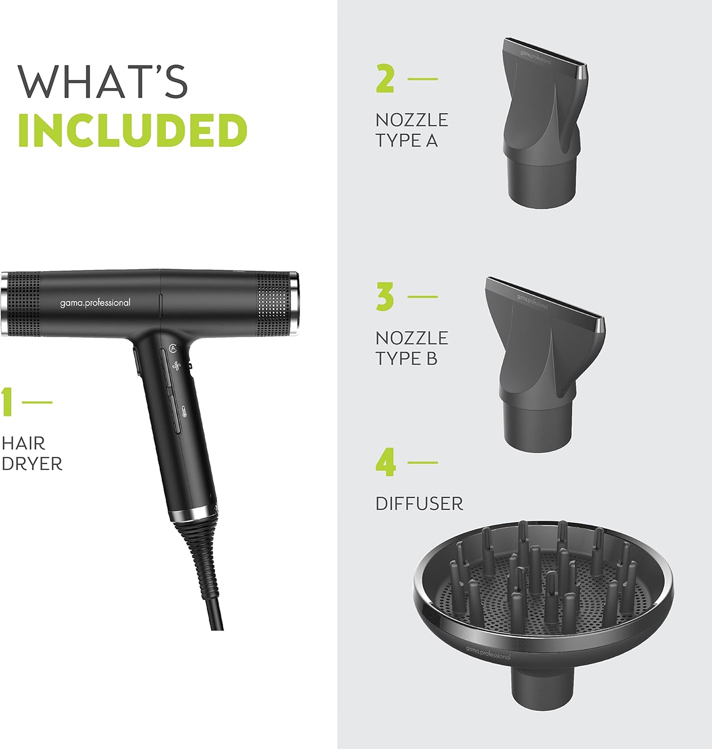 Gama Italy - iQ Perfetto - 294g - Ionique, rapide, ultra-silencieux