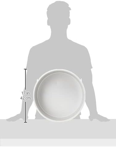 PME - Moule rond aluminium anodisé - 330x102 mm - argent