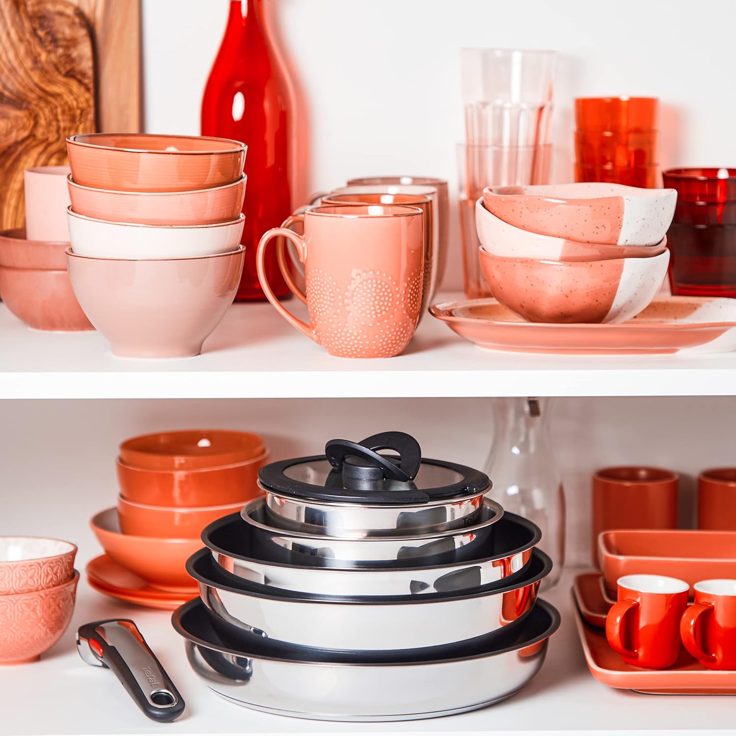 Tefal - Ingenio Preference - poêle 22 cm - inox, antiadhésive, induction, empilable, L9730302