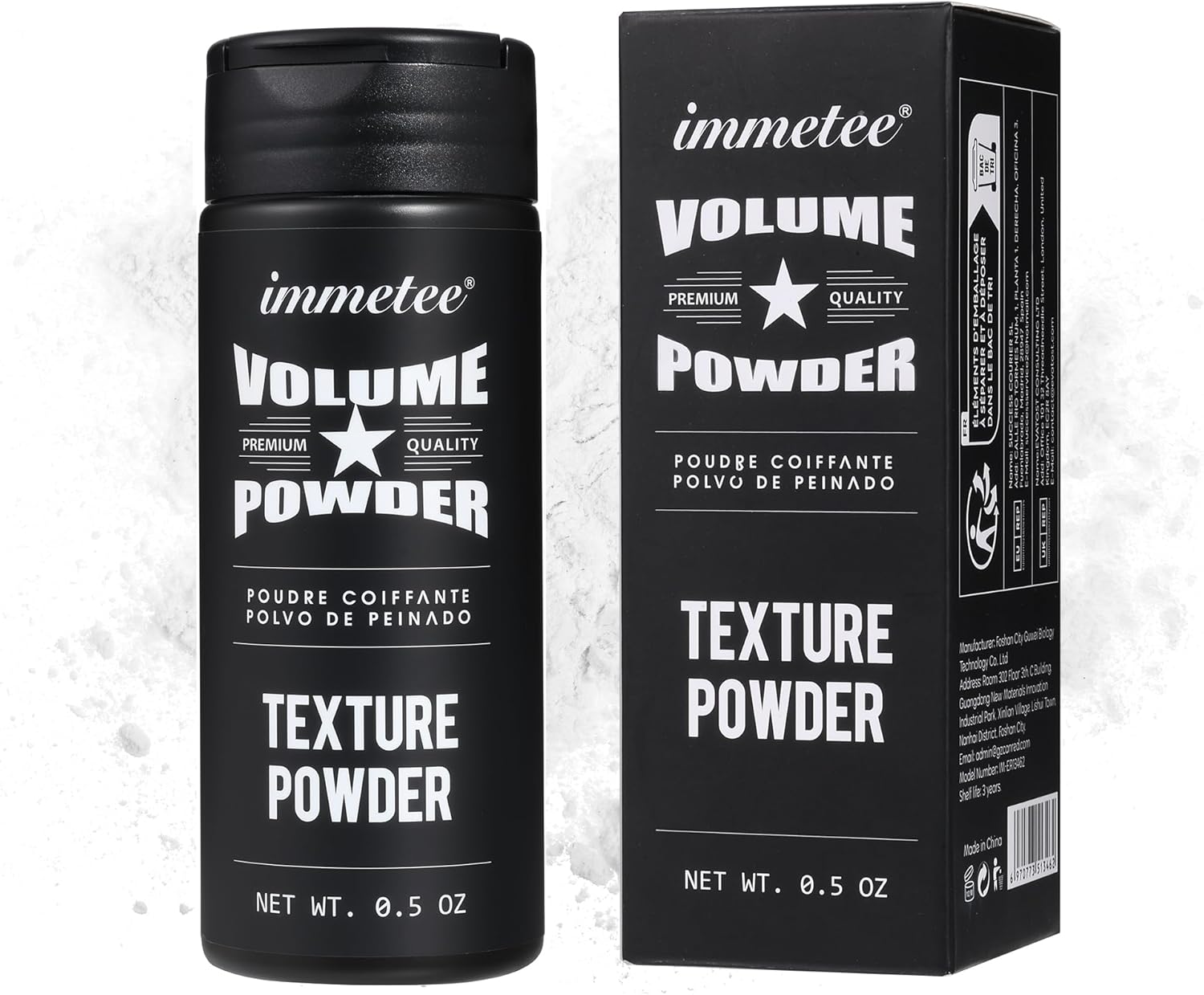 immetee - Hair Volume Powder - 10g - poudre volumisante, cheveux doux, effet racines