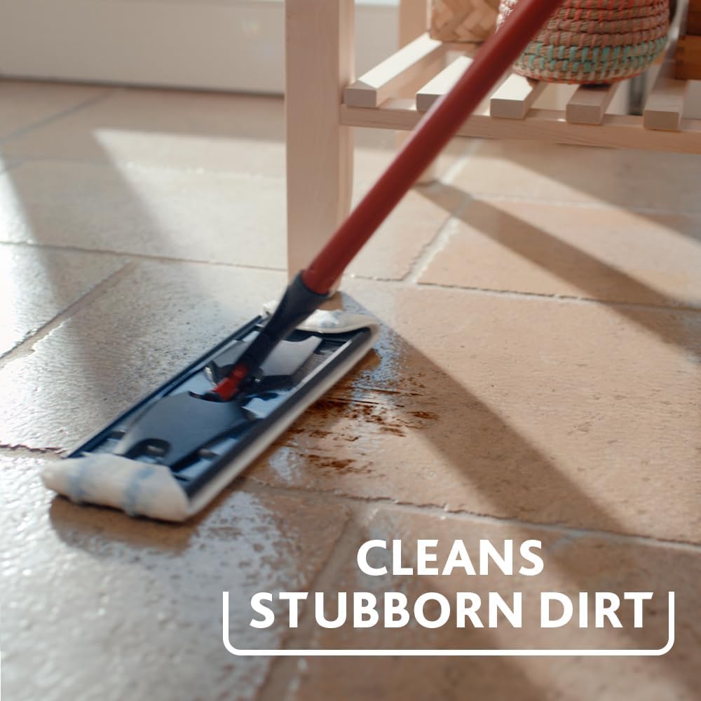 Vileda - Recharge Balai à Plat H2PrO - microfibre résistante - lavable en machine - tous sols durs - H2PrO