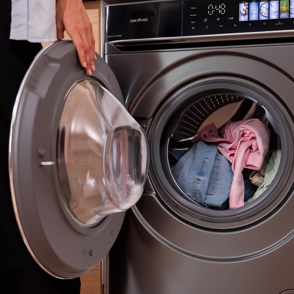 Cecotec - lave-linge frontale série - 60x85x56 cm - 8 kg, 1200 trs/min