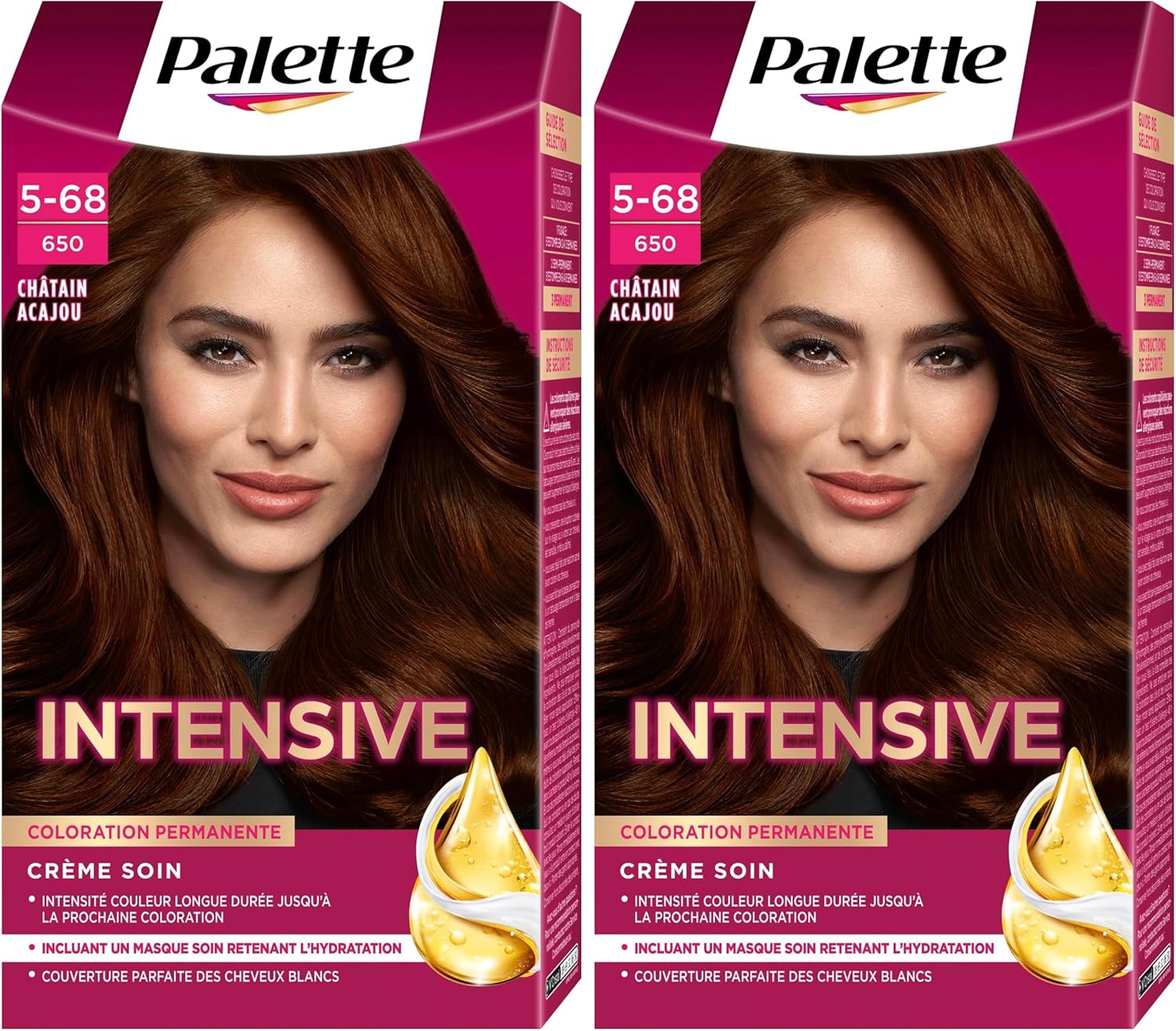 Schwarzkopf - Palette coloration permanente - crème soin, 100% couvrance cheveux blancs, tenue 8 semaines - 650