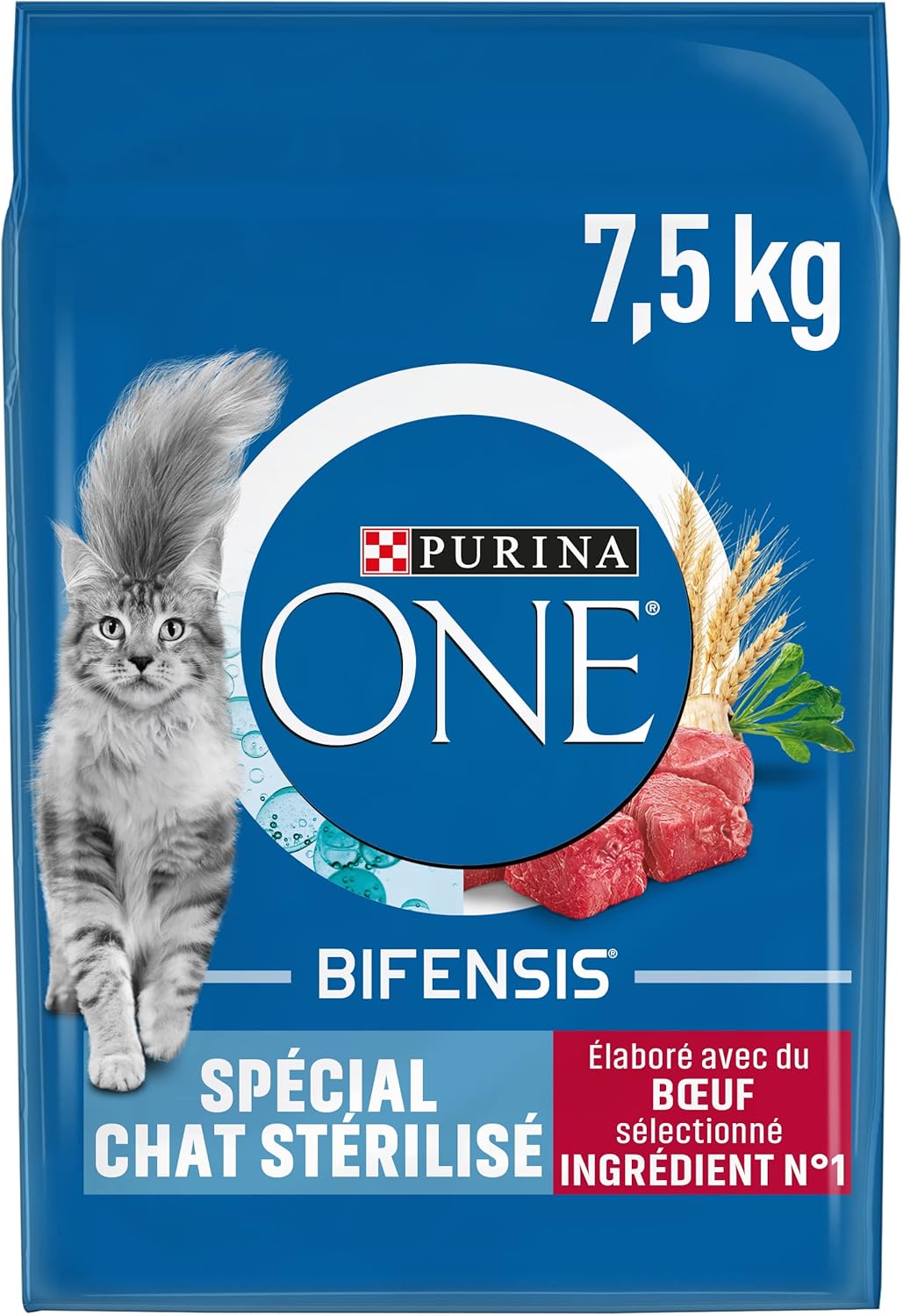 Purina One - Bifensis - 7,5 kg - Renforce immunité, équilibre microbiome, système urinaire sain