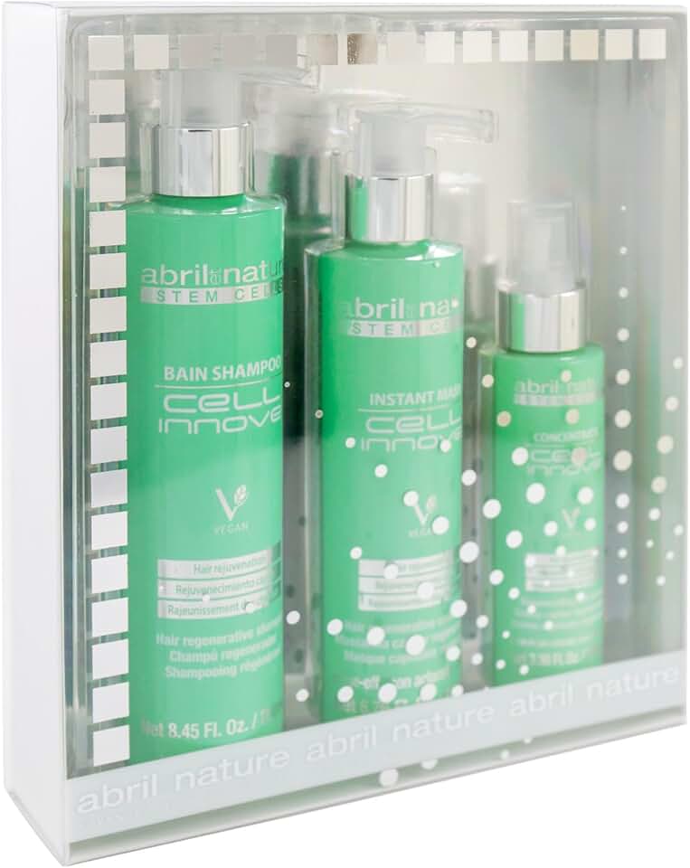 abril et nature - Cell Innove - 550ml - shampooing, masque, sérum, cellules souches végétales