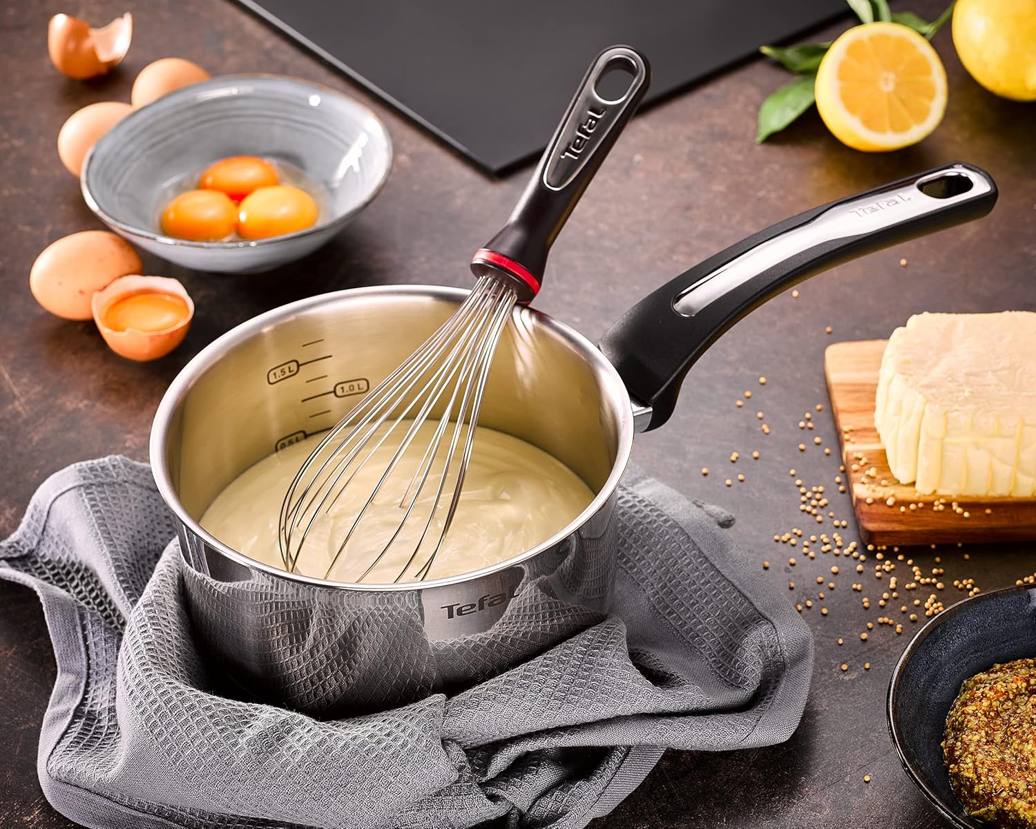 Tefal - Emotion batterie de cuisine - 5 pièces inox induction - E300S544