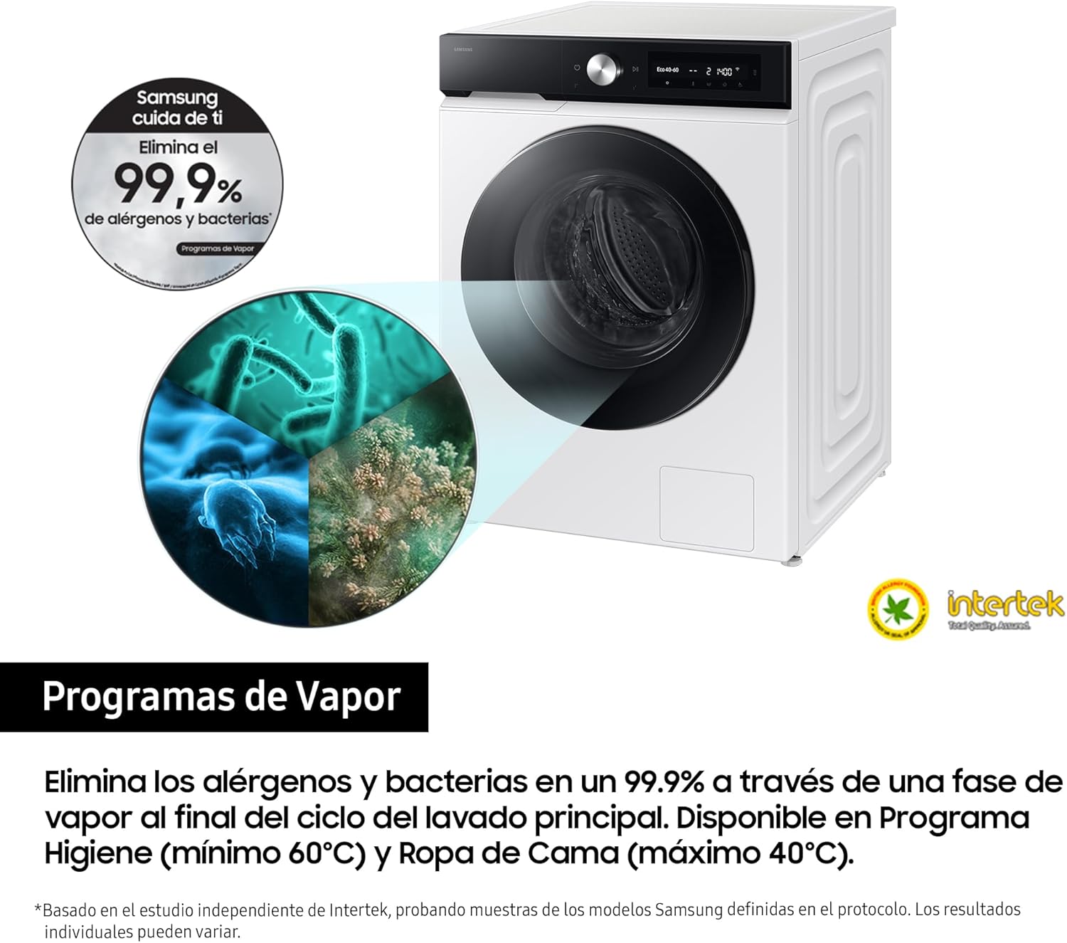 Samsung - Série WW - 11 kg, 1400 tr/min, blanc, WW11DB7B94GEU3