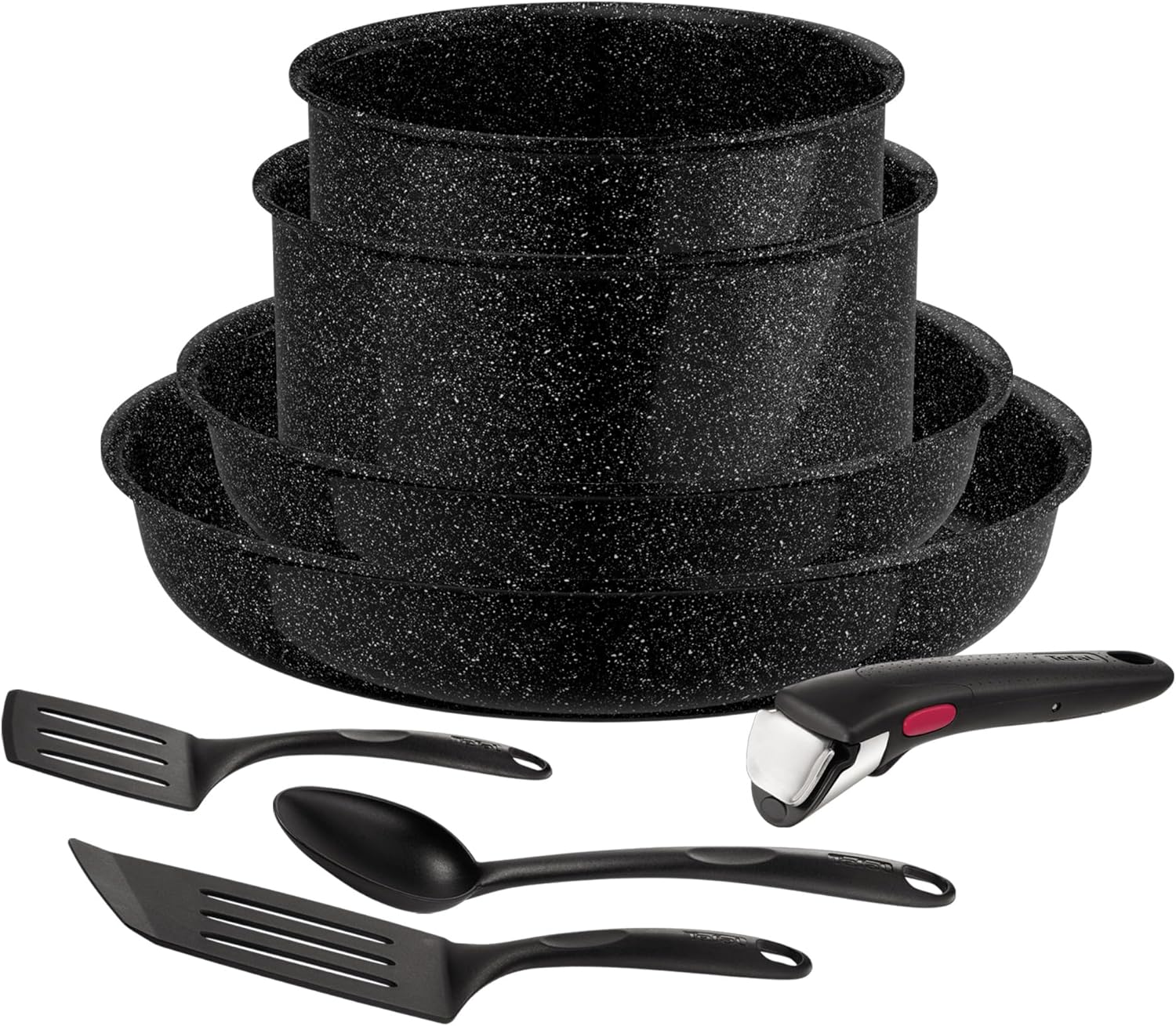 Tefal - Ingenio Intens' Ceram - 8 pièces - céramique, induction, poignée amovible, L2649802