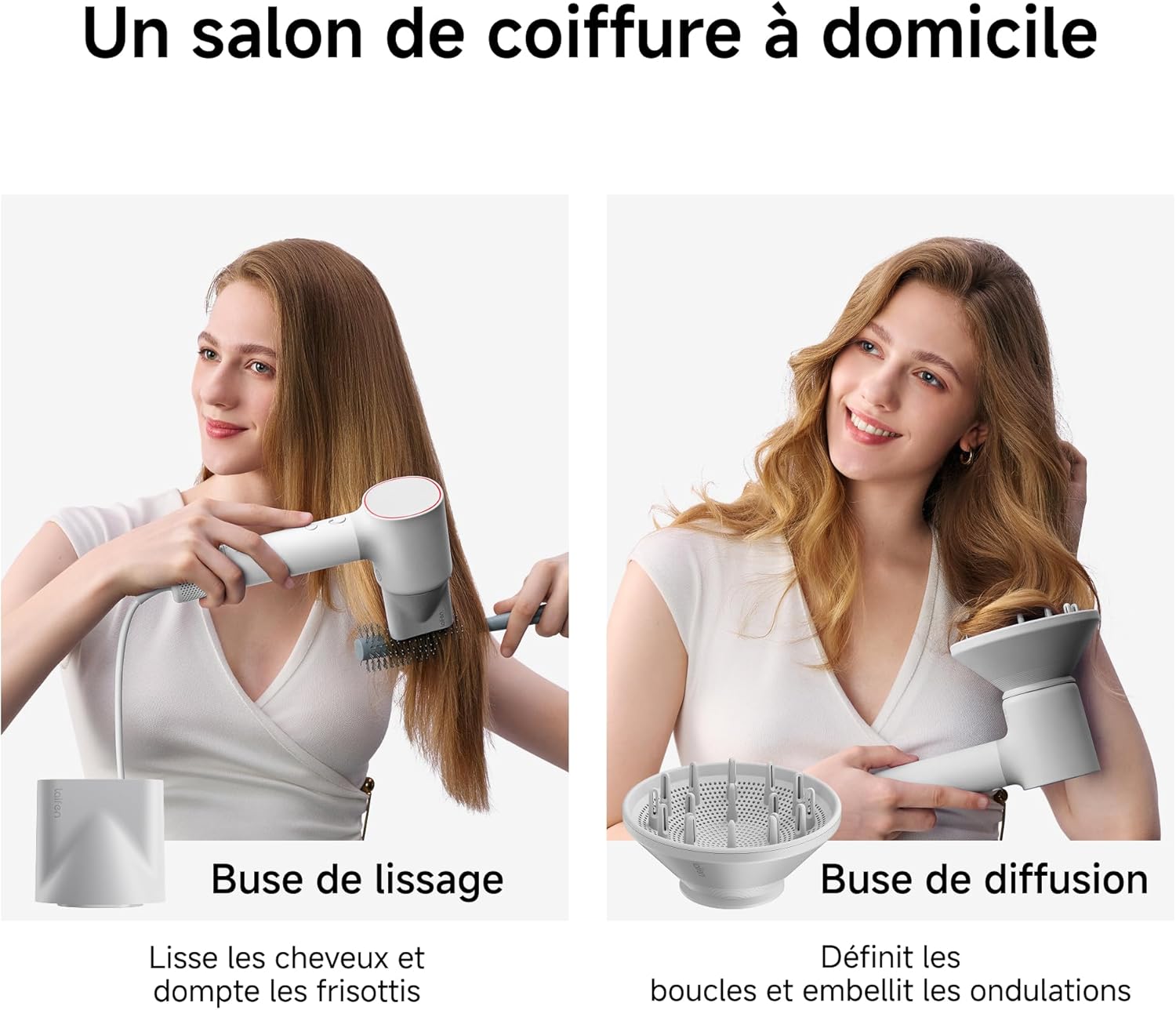 Laifen - Neo - Sèche-cheveux 390g - ions négatifs, 59dB, brushless 110k tr/min