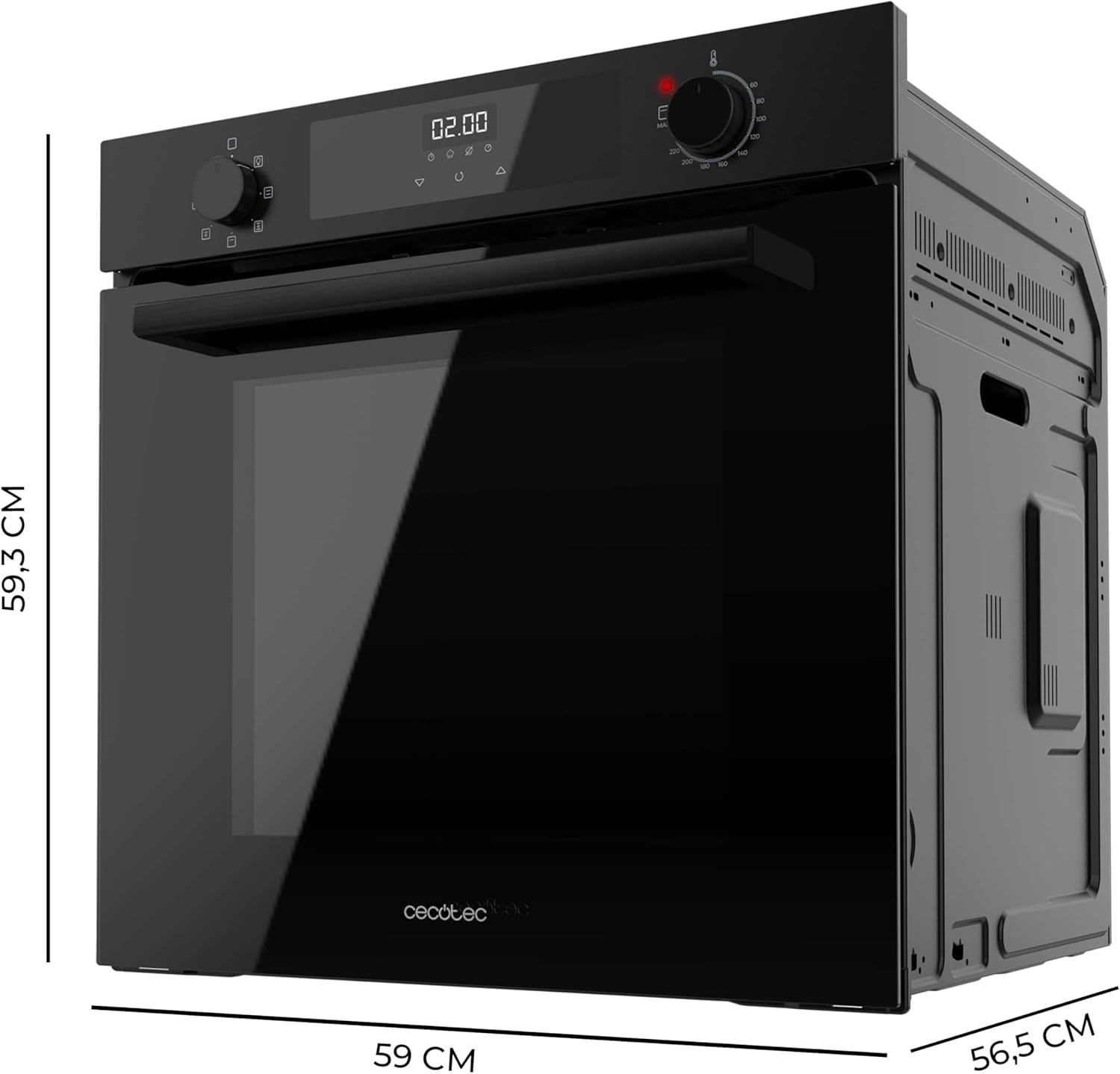 Cecotec - Bolero Hexa, 60cm, 72L, 2800W, multifonctions, grill, M226000