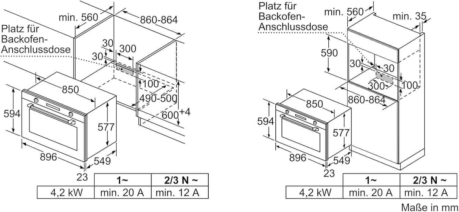 Siemens - four encastrable pyrolyse - 60 cm - multifonction, nettoyage facile, VB578D0S0